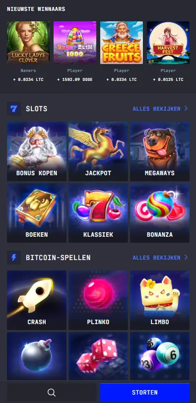LTCCasino Mobiel